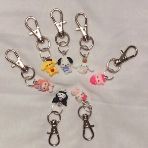 Hello Kitty & Friends Keychain Set